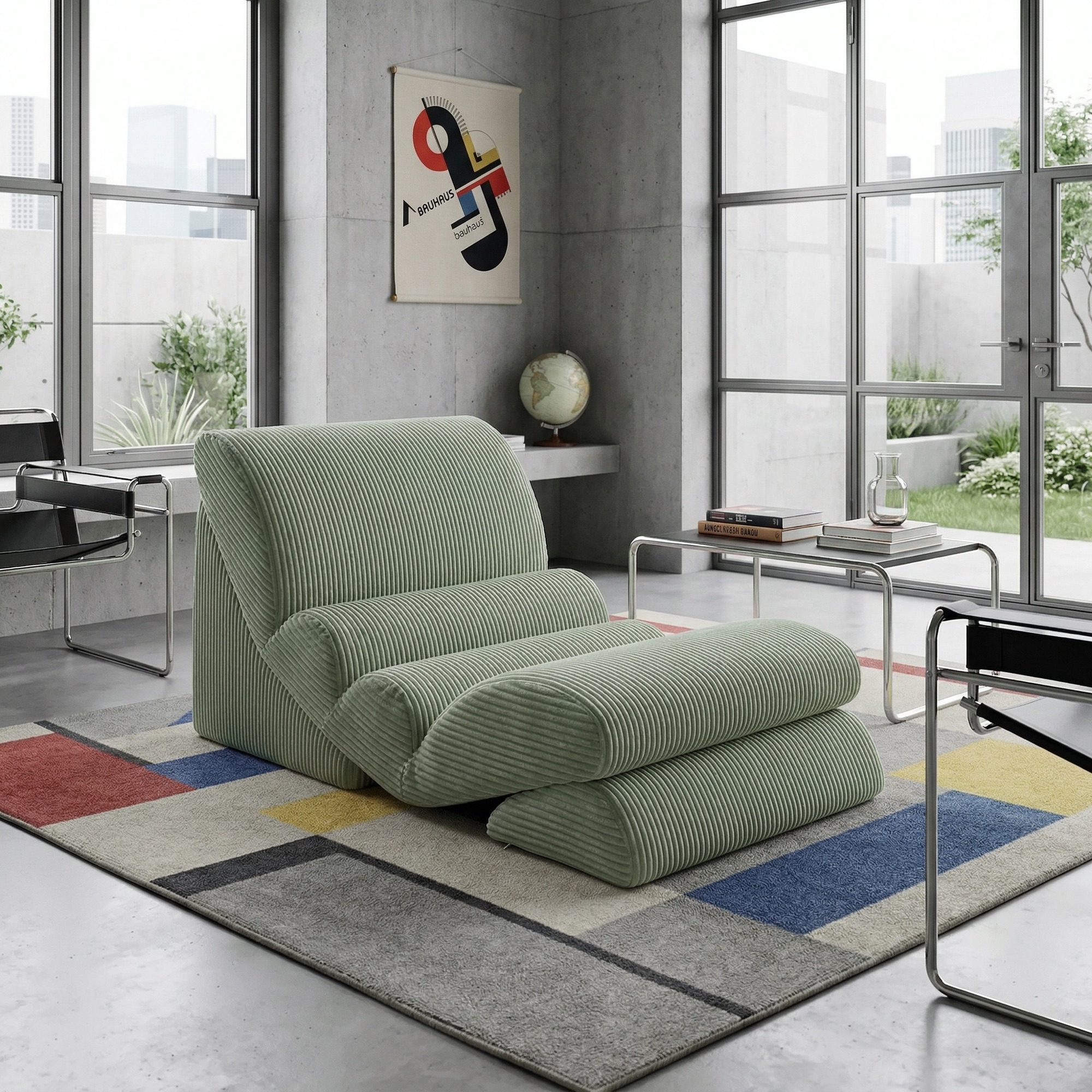 Moon chair Bauhaus setting