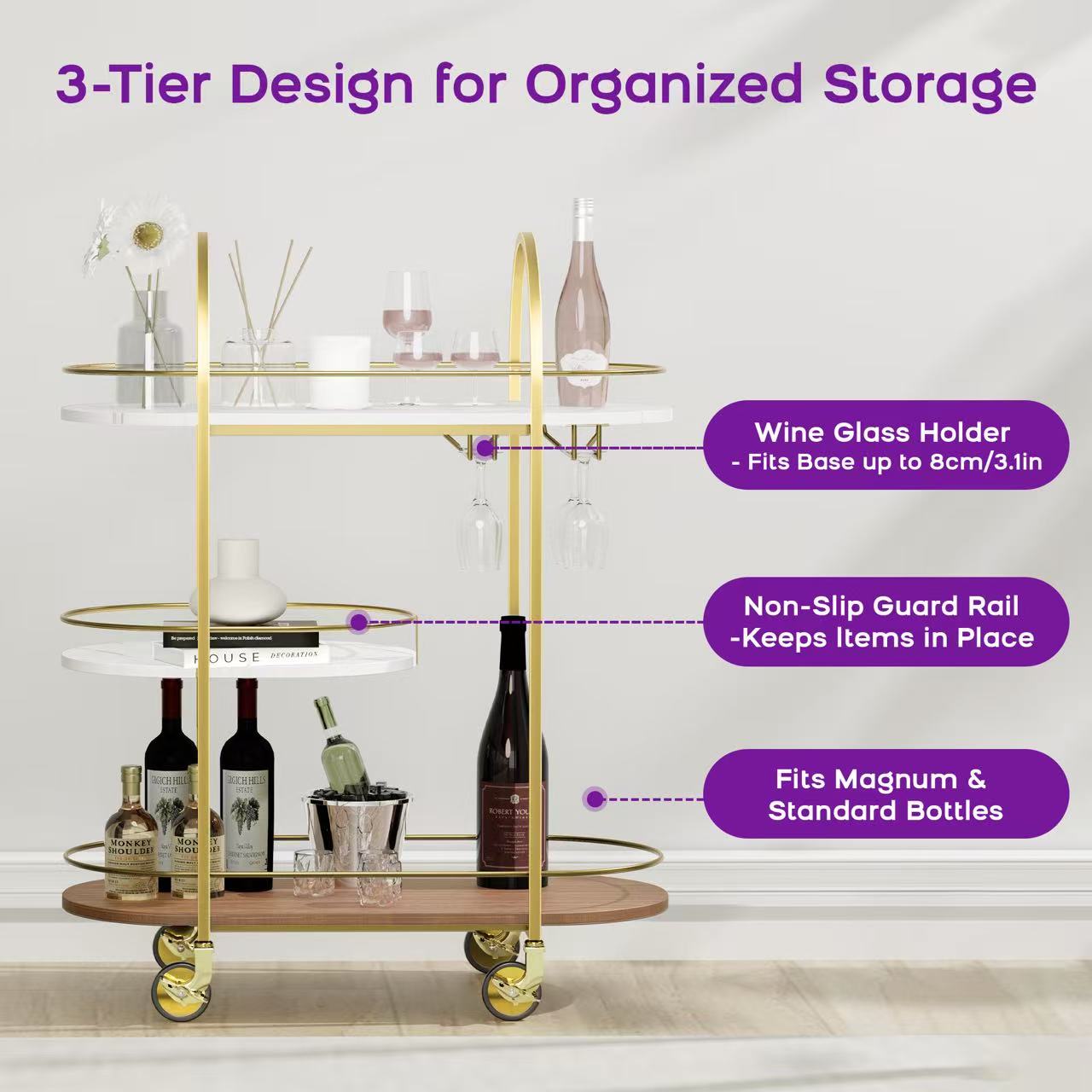Wine rack in setting